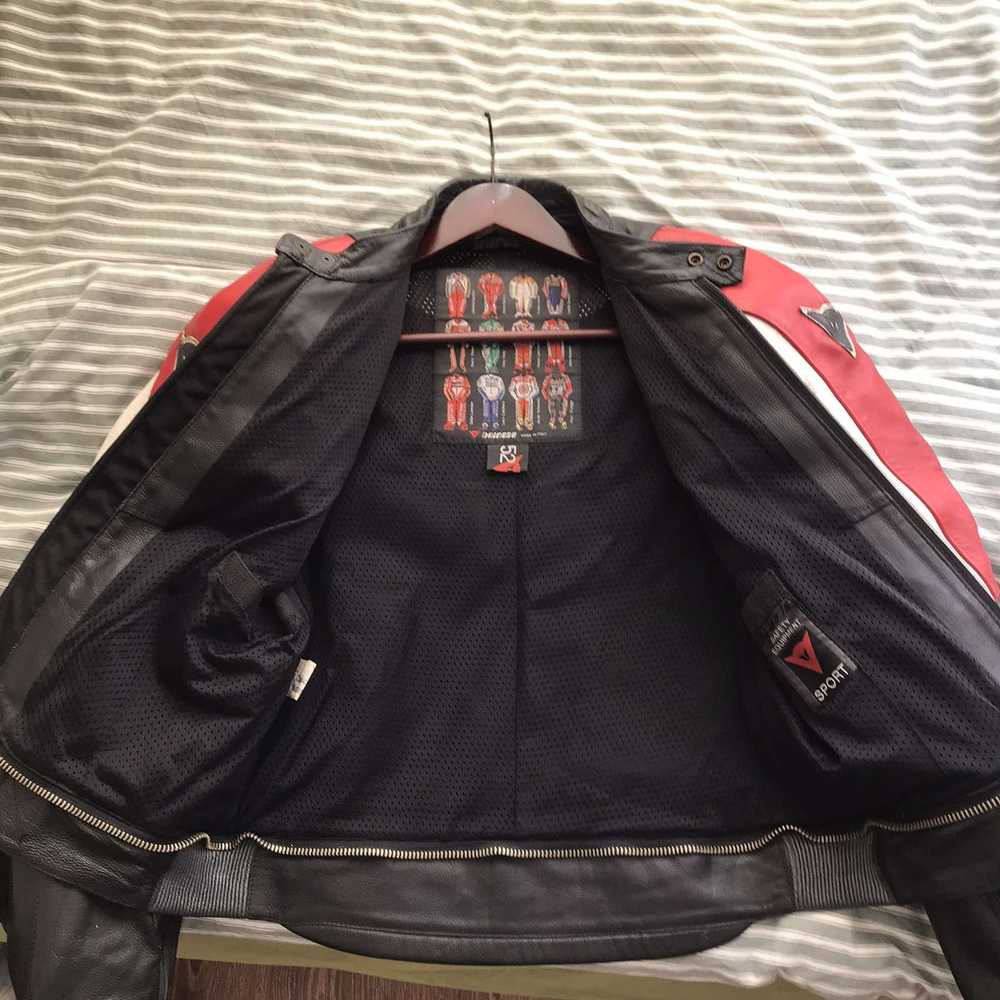 Dainese × Leather Jacket × Vintage Rare Dainese M… - image 5