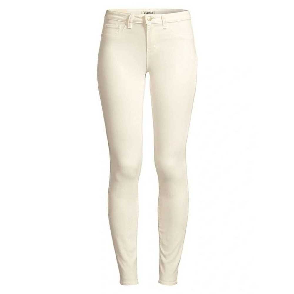 L'AGENCE Jeans Womens 26 Vintage White Marguerite… - image 1