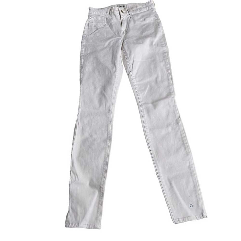 L'AGENCE Jeans Womens 26 Vintage White Marguerite… - image 2