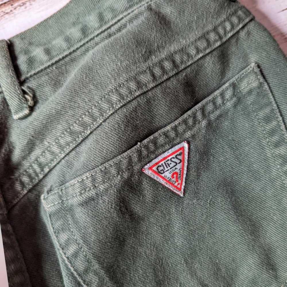 Guess by Georges Marciano Green Vintage Mom Jeans… - image 3