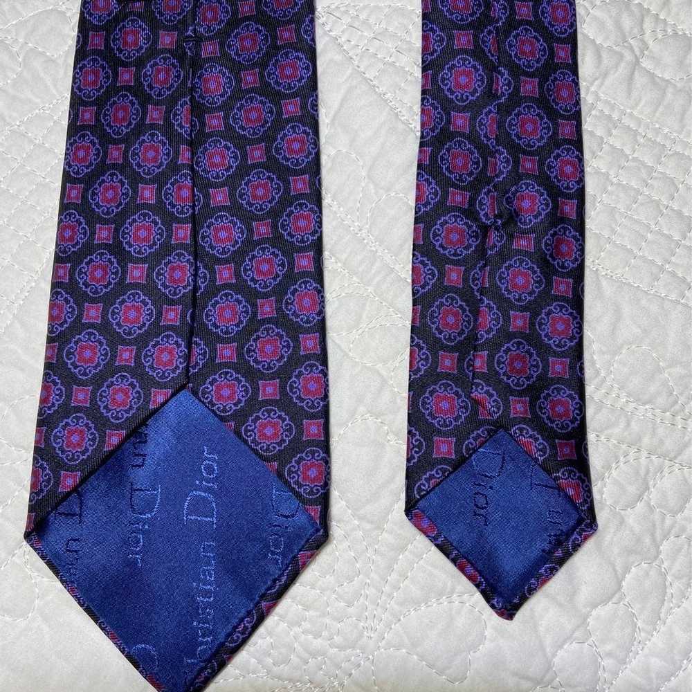 Christian Dior silk Tie - image 2