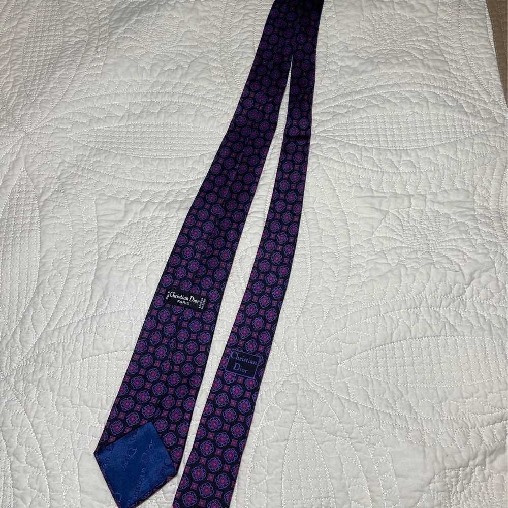 Christian Dior silk Tie - image 5