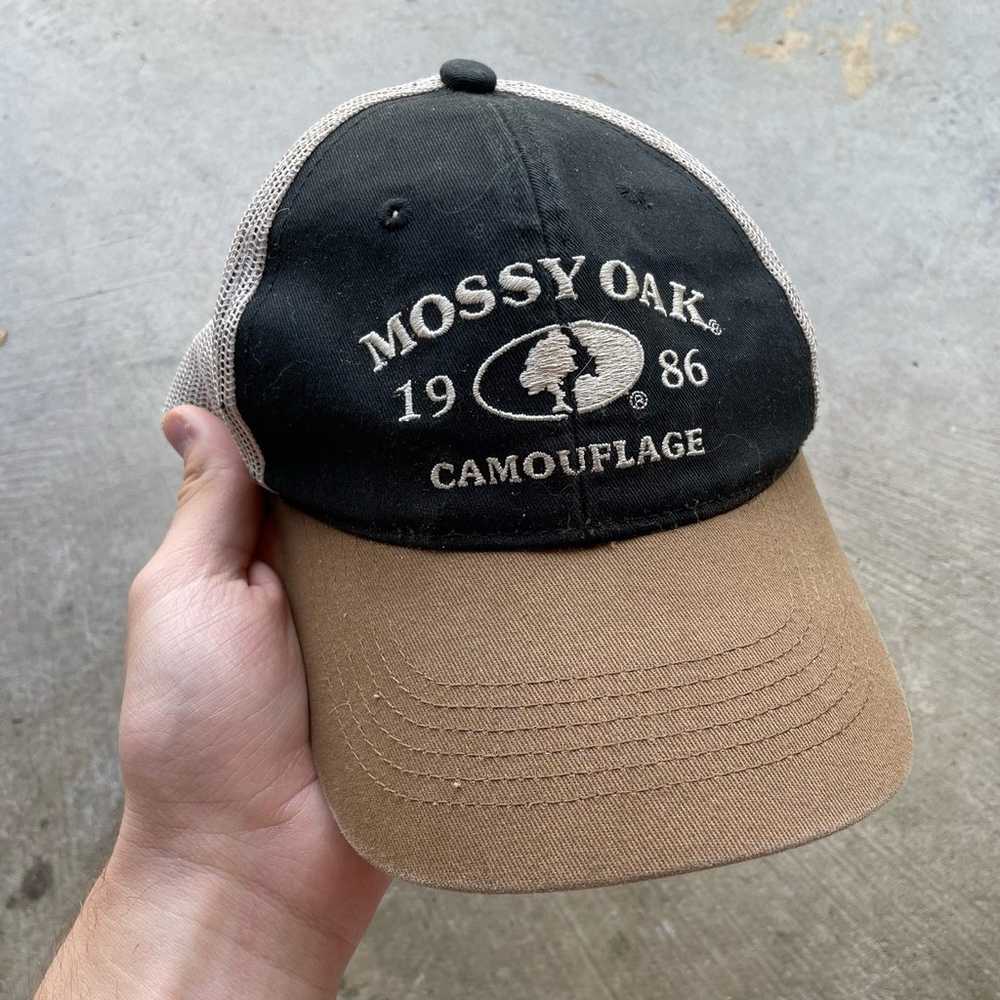 VINTAGE MOSSY OAK CAMOUFLAGE SNAPBACK HAT - image 1