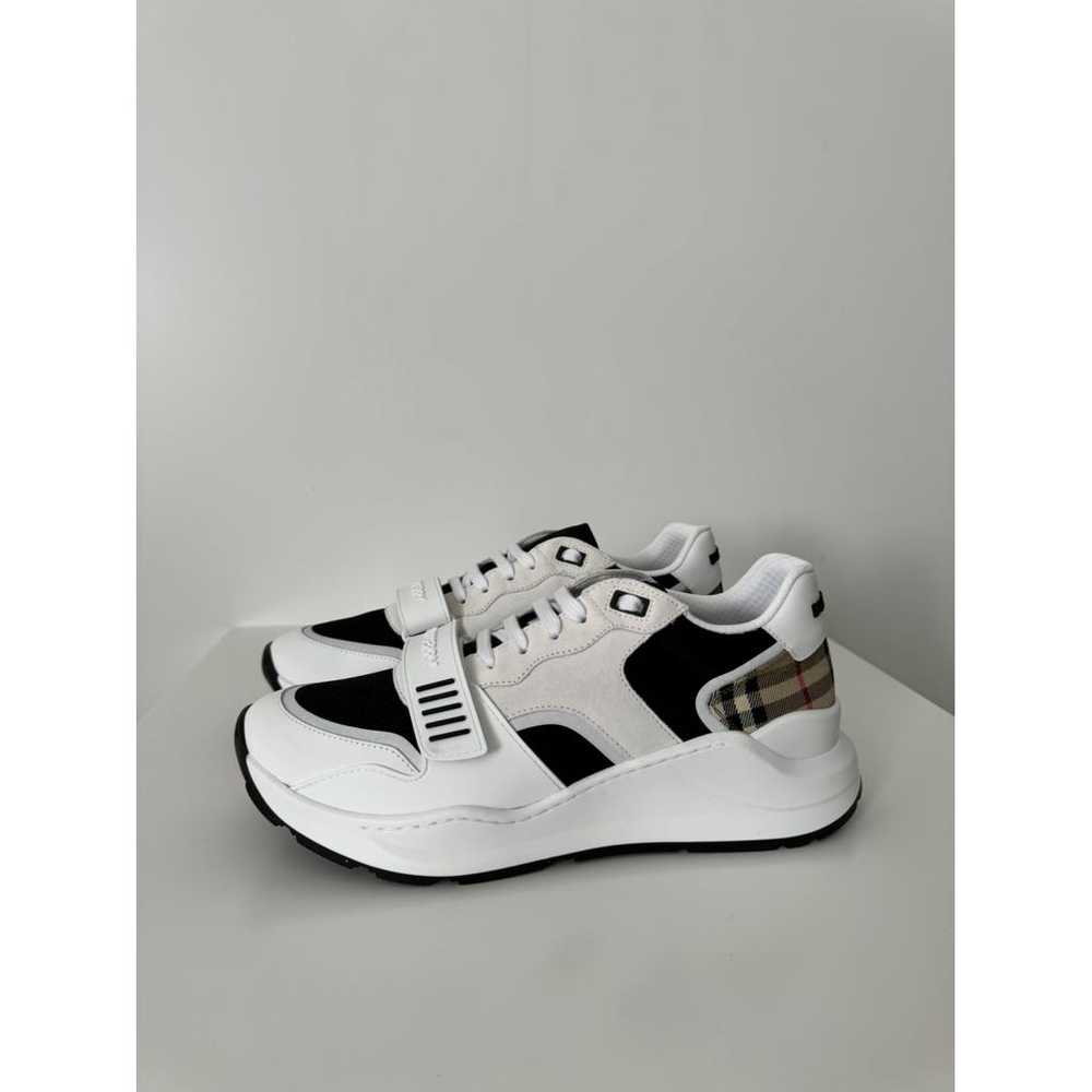 Burberry Regis leather trainers - image 3