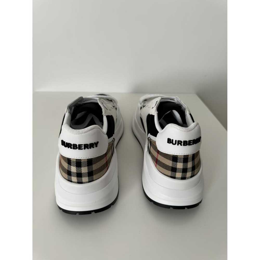 Burberry Regis leather trainers - image 5