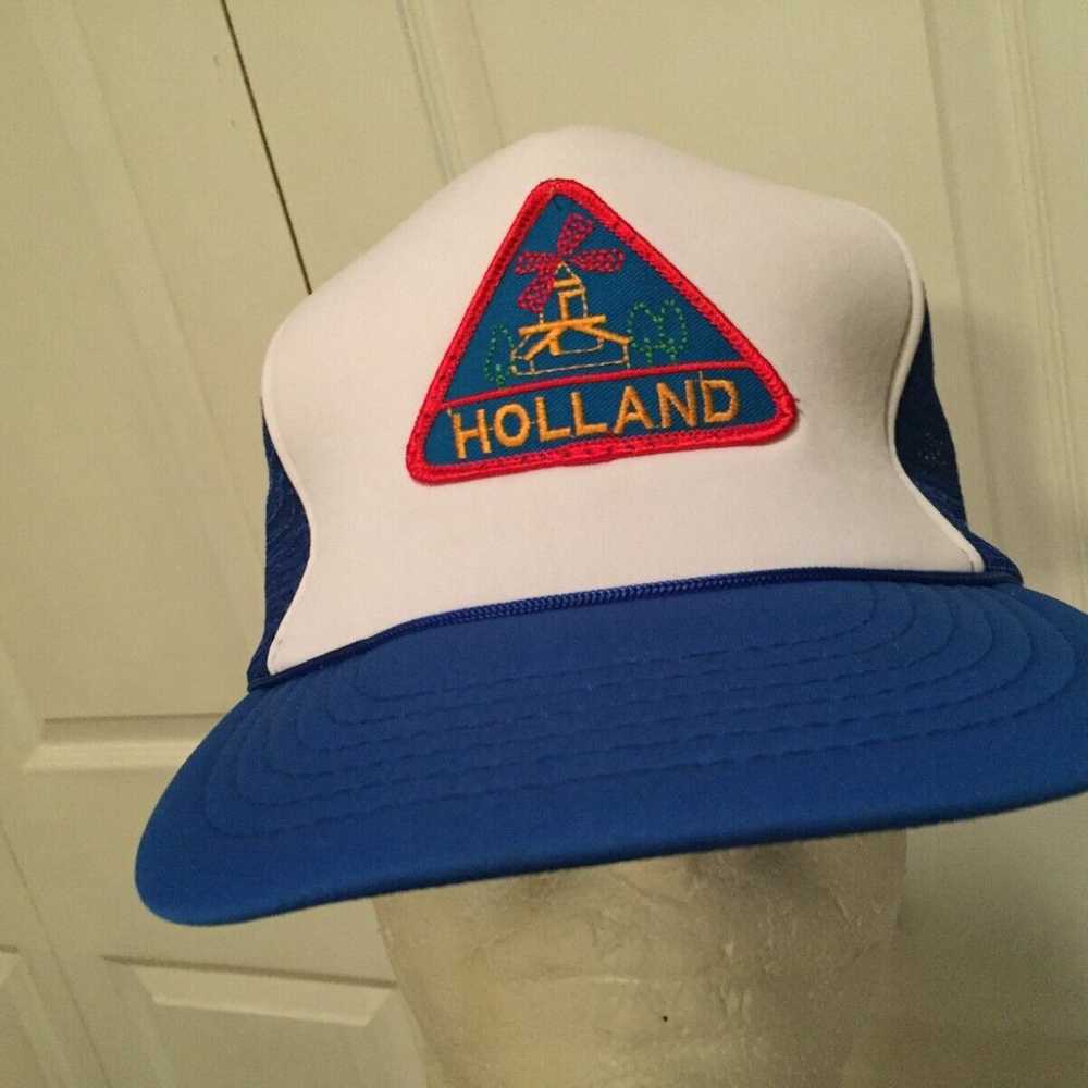 Vintage Holland Trucker Hat Adjustable Strapback … - image 1