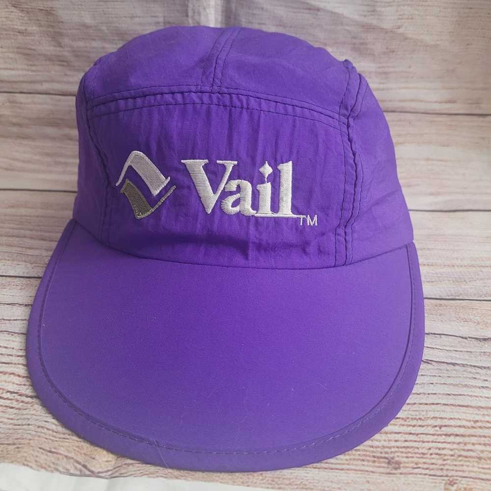 Vintage Vail Colorado Ski Resort 5 panel  hat - image 5