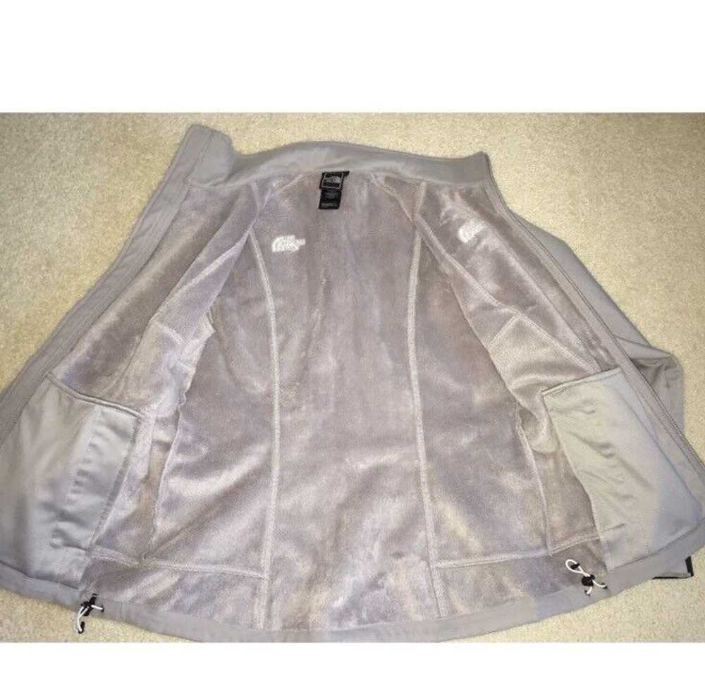 Ladies sz M medium Gray The North face jacket fle… - image 2