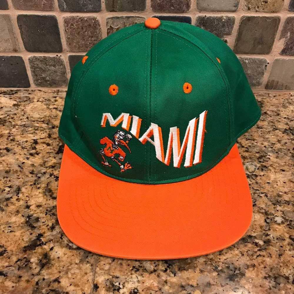 Vintage Miami Hurricanes NCAA Hat - image 1