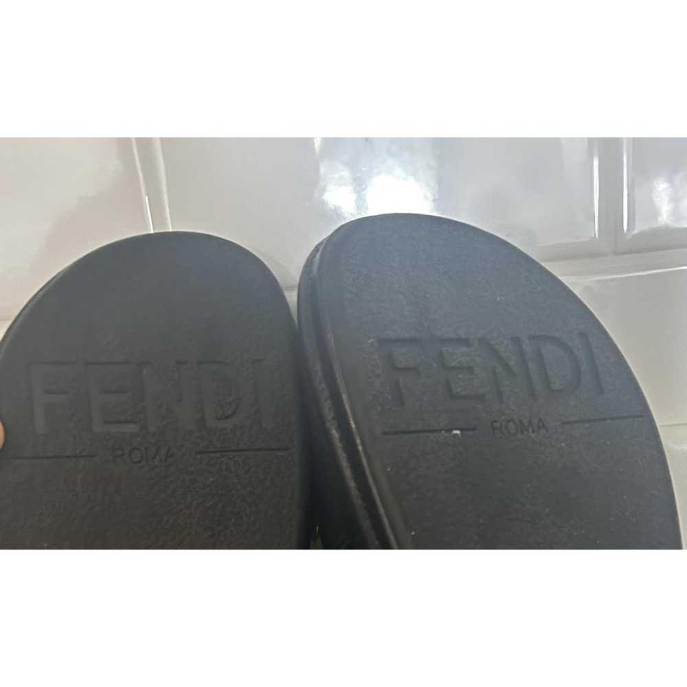 Fendi Fendigraphy leather mules - image 6