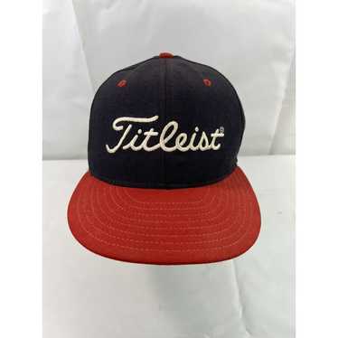 Vintage 90s Titleist FJ New Era Pro Model Wool Ha… - image 1