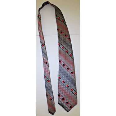 Vintage Sulka Silk Tie Geometric Pattern - image 1