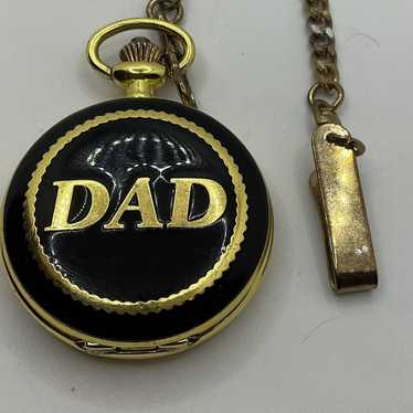 Embassy by Gruen DAD Pocket Watch Gold Tone 45mm … - image 1