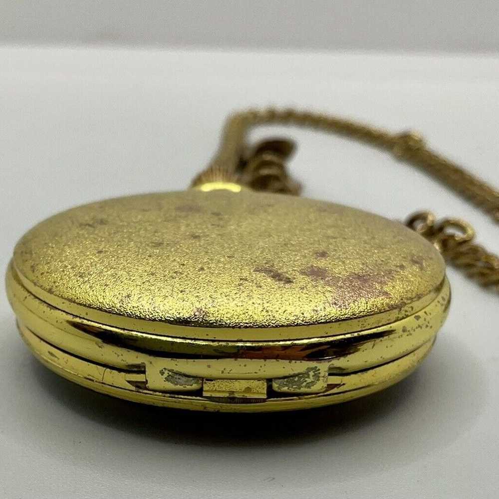 Embassy by Gruen DAD Pocket Watch Gold Tone 45mm … - image 5