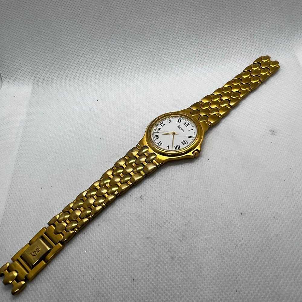 VINTAGE BULOVA MENS QUARTZ WATCH - image 2