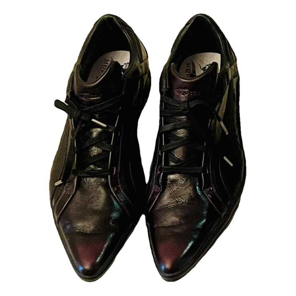 Alexander McQueen Leather low trainers - image 1