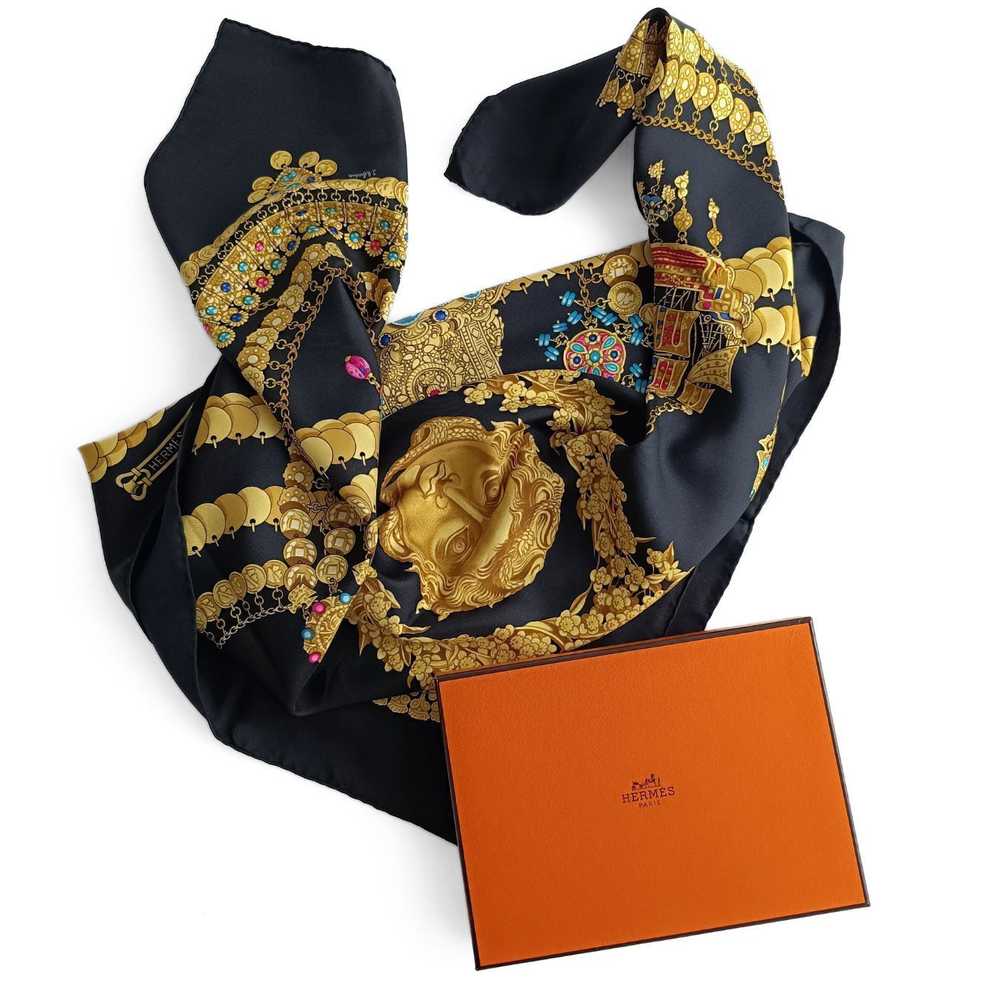 Hermes HERMES Hermes Hermes Kosmima silk scarf 90… - image 3