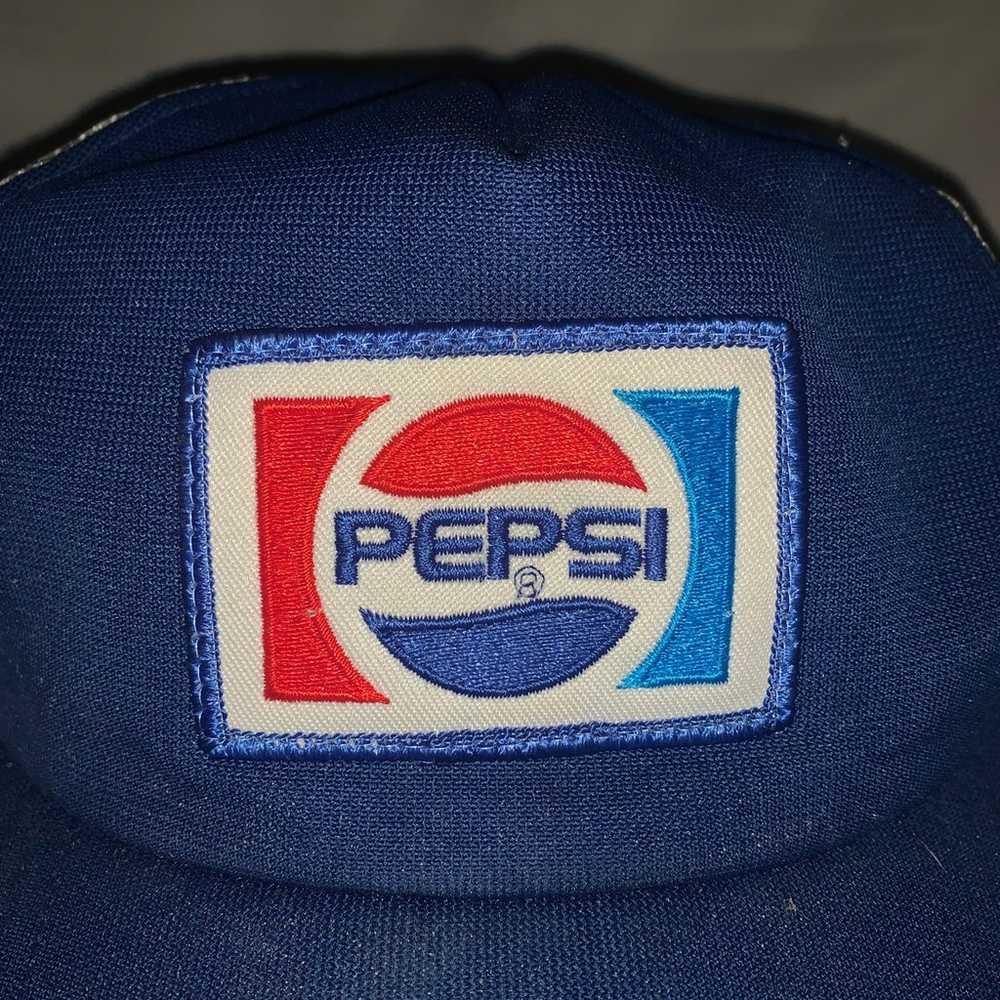 Vintage 80s Pepsi Trucker Hat - image 7