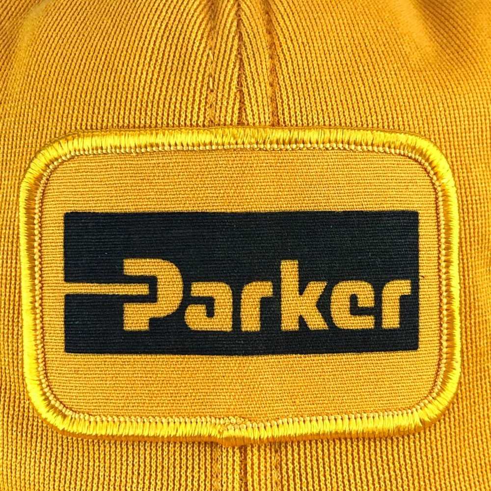 TRUE Vintage PARKER Tools Mesh Back Snapback Truc… - image 2