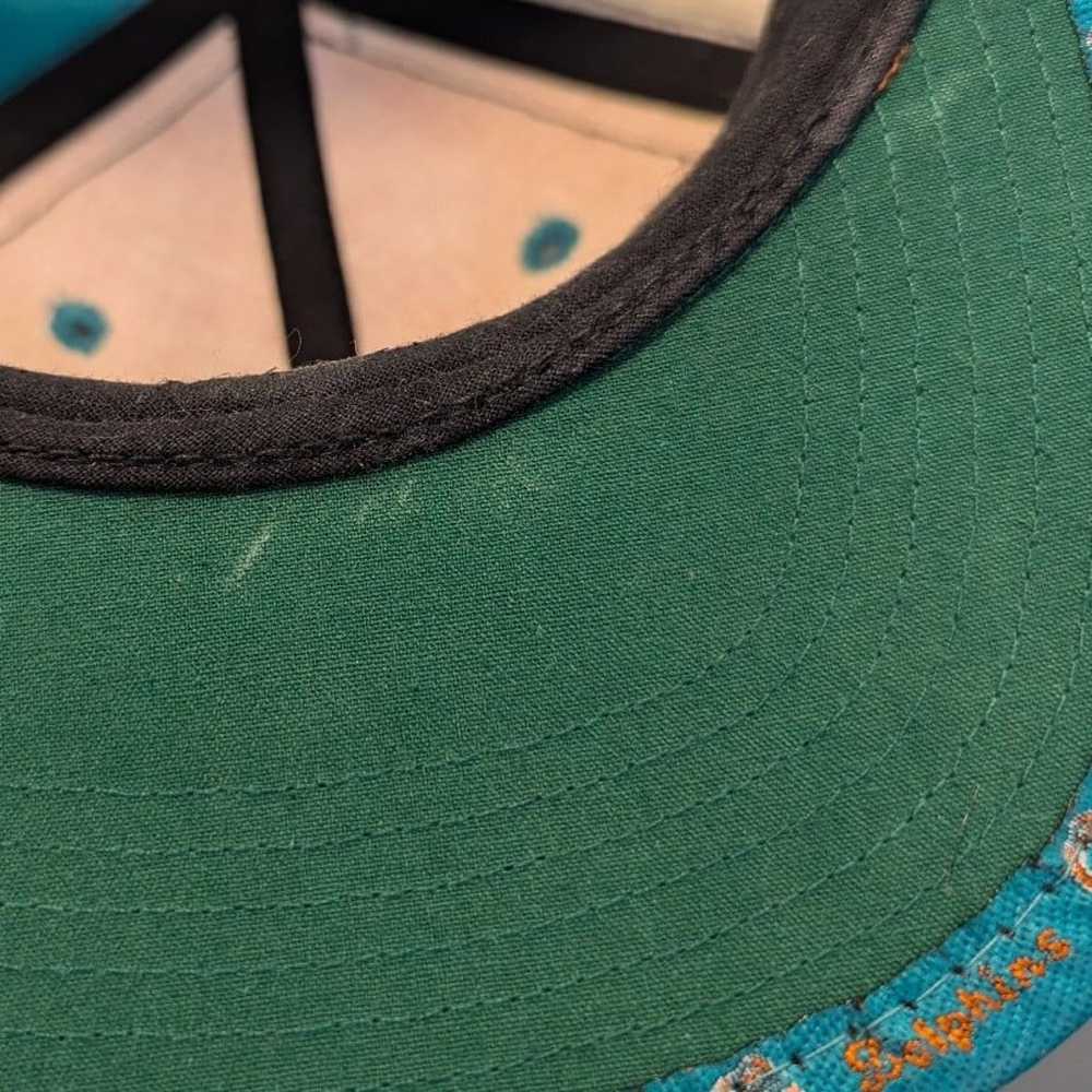 Vintage Miami Dolphins Wide Brim Snapback Hat - image 10