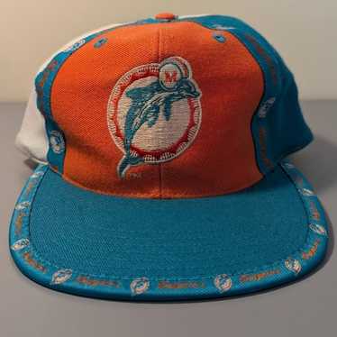 Vintage Miami Dolphins Wide Brim Snapback Hat - image 1