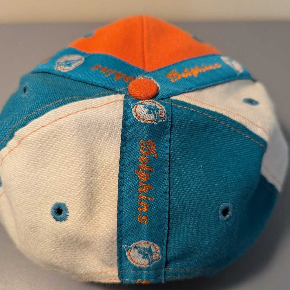 Vintage Miami Dolphins Wide Brim Snapback Hat - image 5