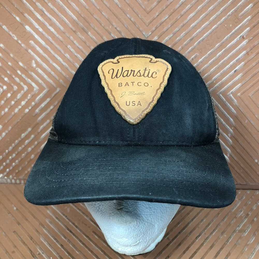 Vintage Warstic Batco Leather Patch Hat - image 1