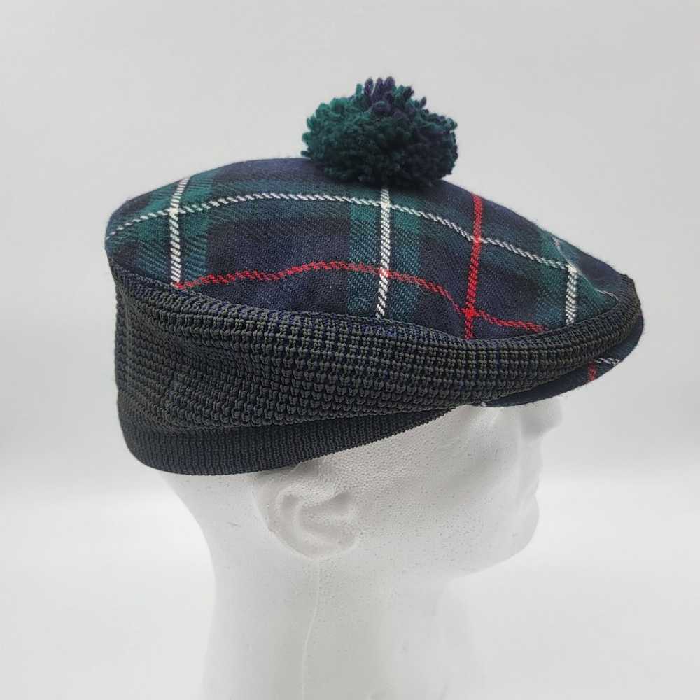 Dunn & Co Great Britain Tartan Plaid Newsboy Hat … - image 2