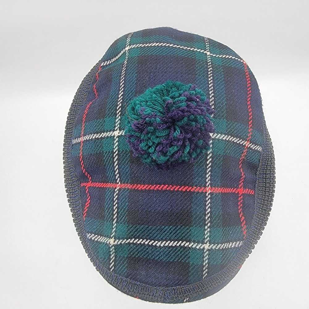 Dunn & Co Great Britain Tartan Plaid Newsboy Hat … - image 5