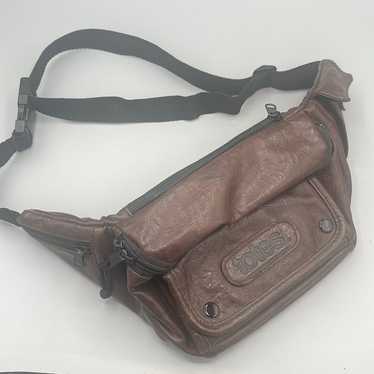 TOTES MENS Belt Bag Vintage Brown