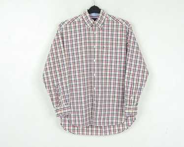 Tommy Hilfiger Button Up Shirt Long Sleeved Tarta… - image 1