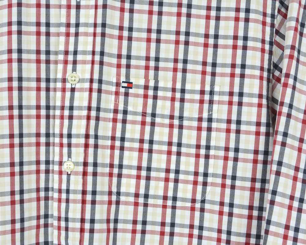 Tommy Hilfiger Button Up Shirt Long Sleeved Tarta… - image 3