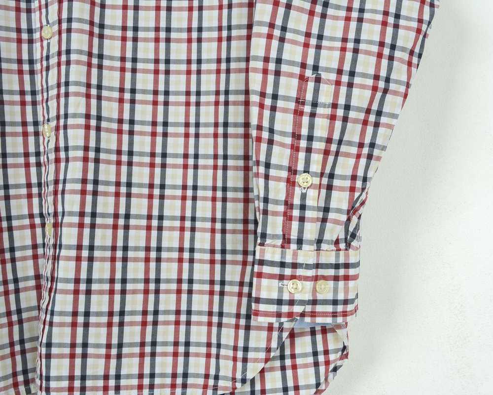 Tommy Hilfiger Button Up Shirt Long Sleeved Tarta… - image 5