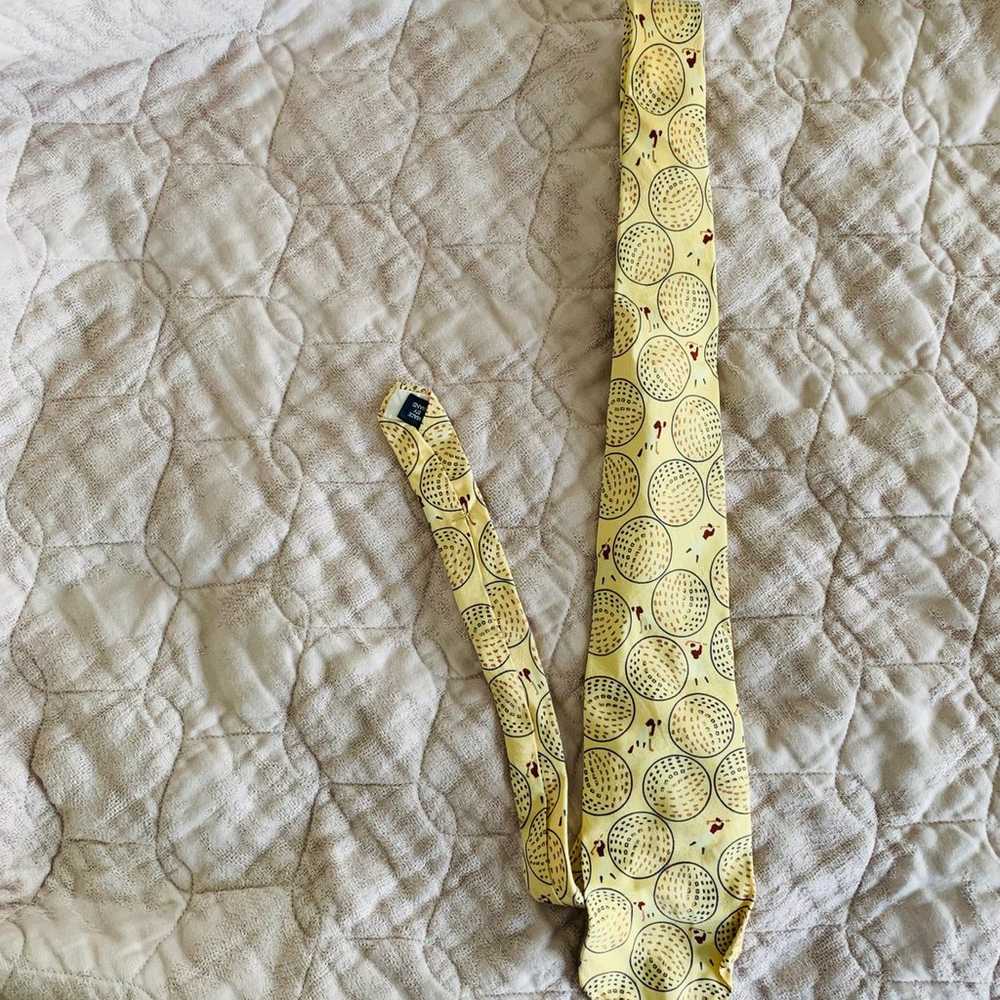 Vintage Silk Golf Tie Polo Ralph Lauren - image 2