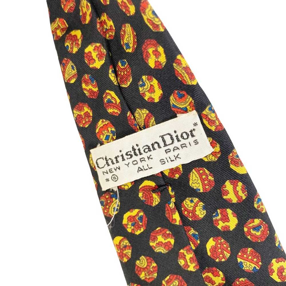 Vintage Christian Dior Silk Tie - image 3