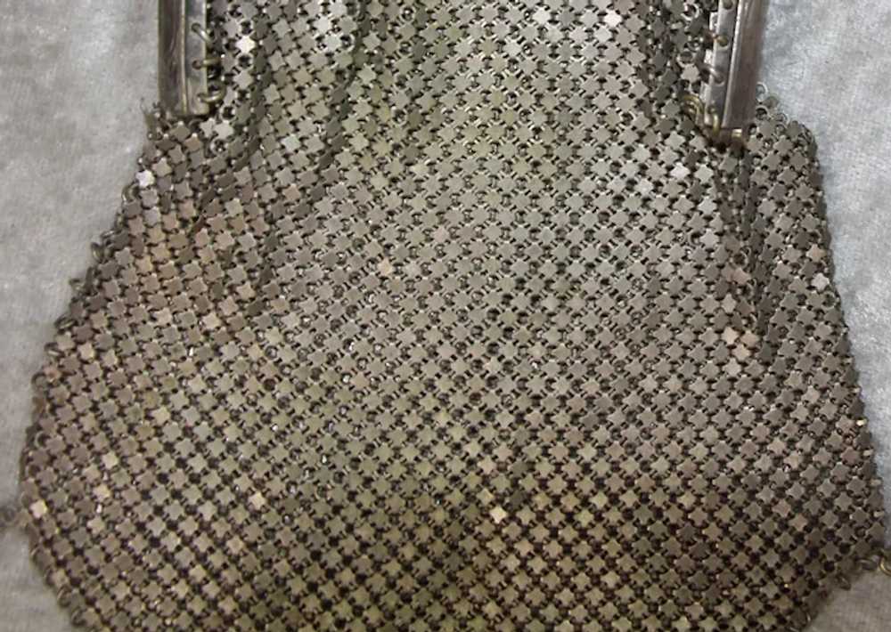 Antique Edwardian Silver Mesh Purse Whiting Davis! - image 5