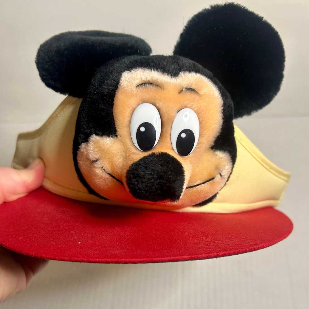 Vintage Mickey Mouse Walt Disney World Visor 1960… - image 1