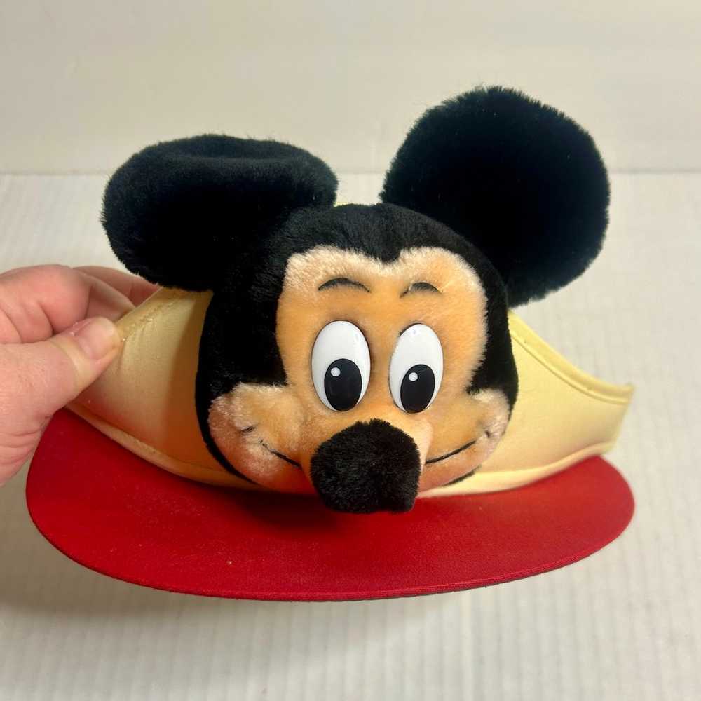 Vintage Mickey Mouse Walt Disney World Visor 1960… - image 2