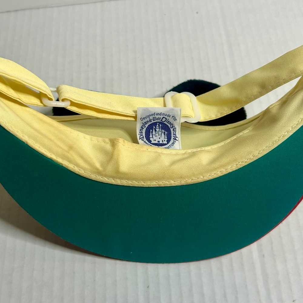 Vintage Mickey Mouse Walt Disney World Visor 1960… - image 4