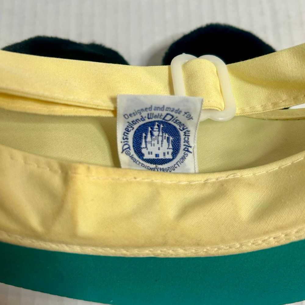 Vintage Mickey Mouse Walt Disney World Visor 1960… - image 5