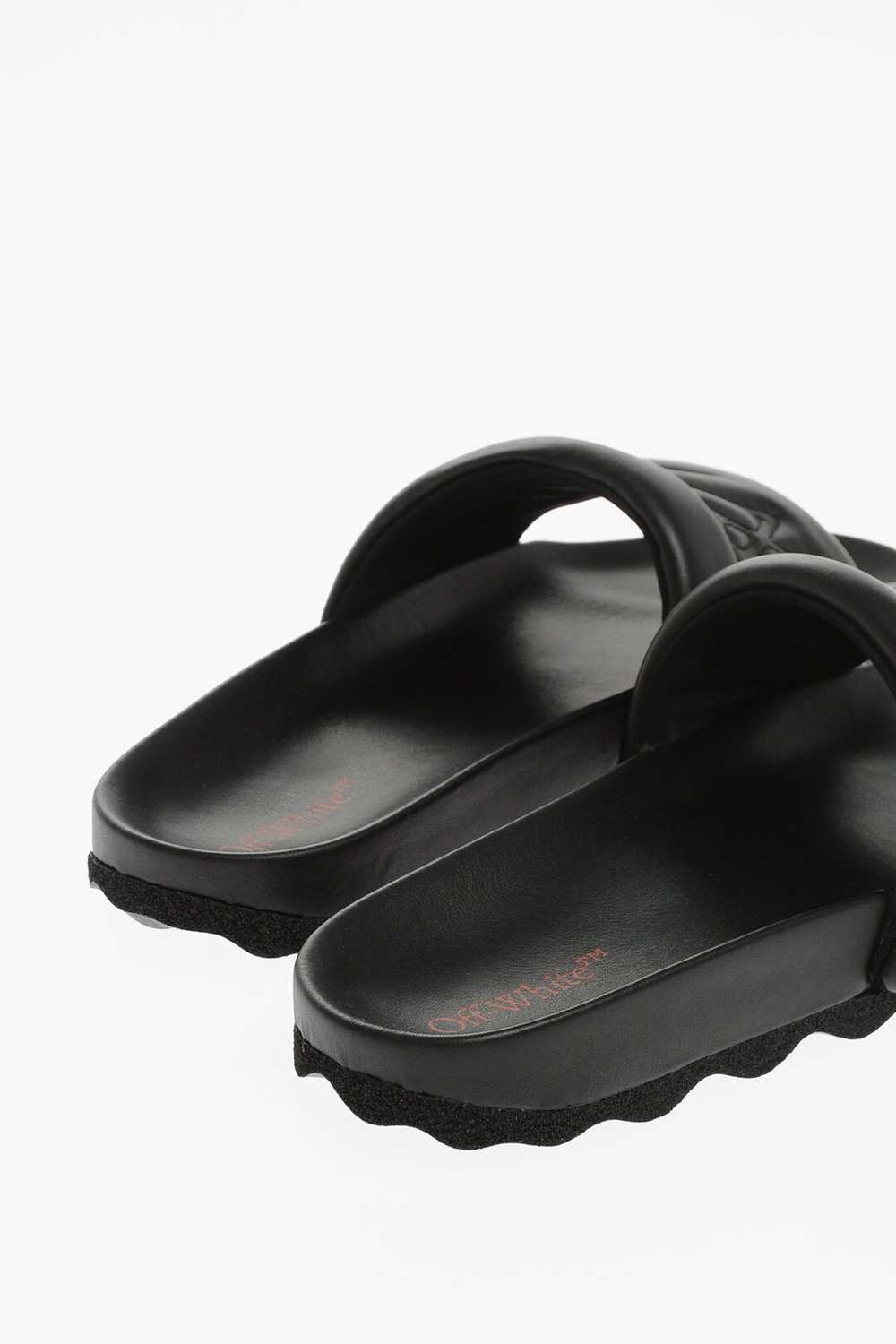 Off-White og1mm0824 Leather Slides in Black - image 3