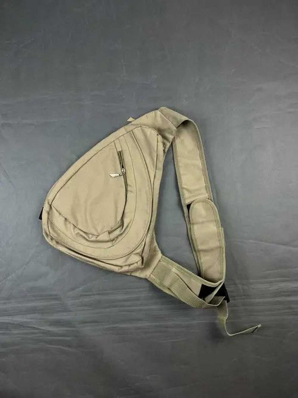 Japanese Brand × Streetwear Khaki shoulder bag - image 1