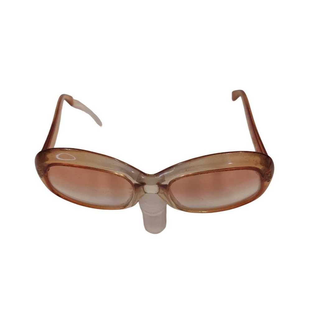 Great Glasses 3! Vintage Brown Clear Acrylic Sung… - image 2