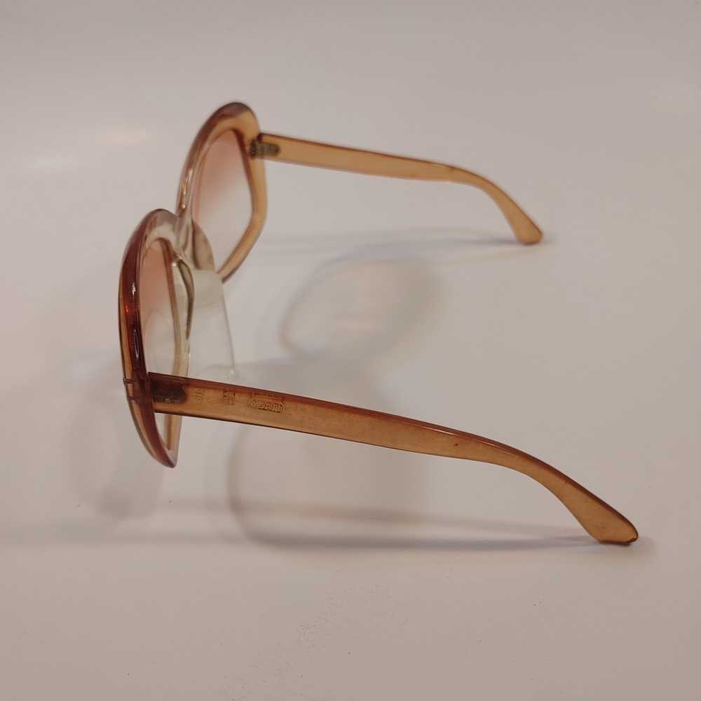 Great Glasses 3! Vintage Brown Clear Acrylic Sung… - image 3