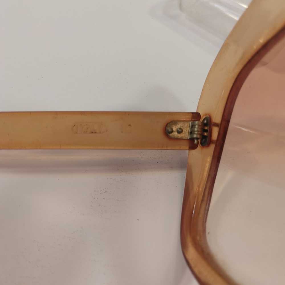 Great Glasses 3! Vintage Brown Clear Acrylic Sung… - image 6