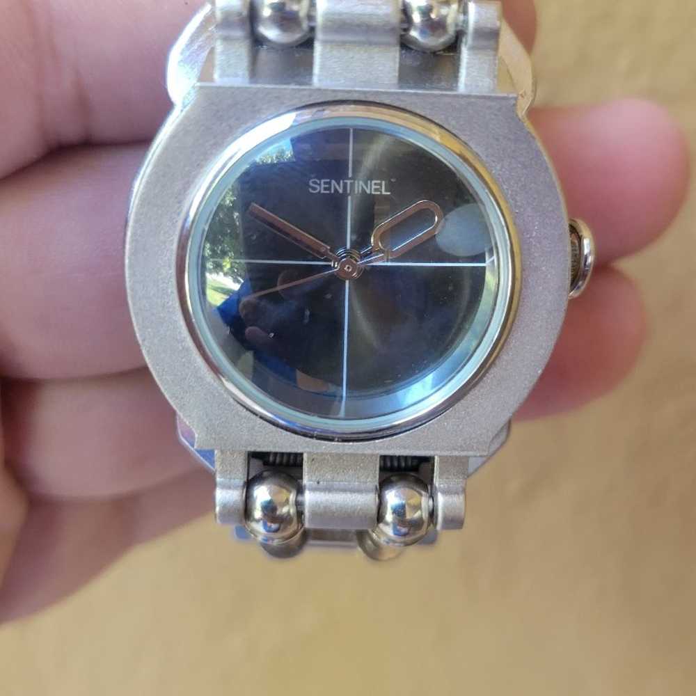 Vintage Sentinel Robotic Watch Modernist Space Ag… - image 2