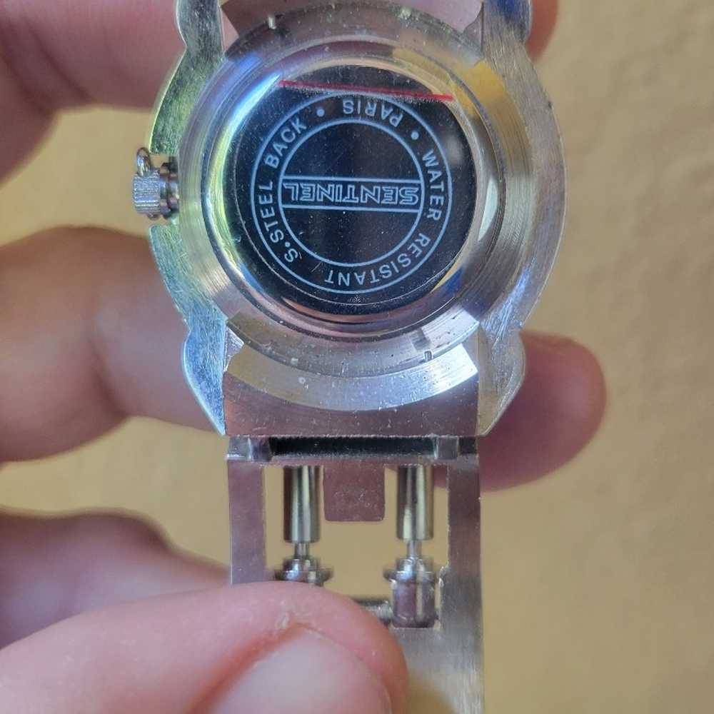 Vintage Sentinel Robotic Watch Modernist Space Ag… - image 6