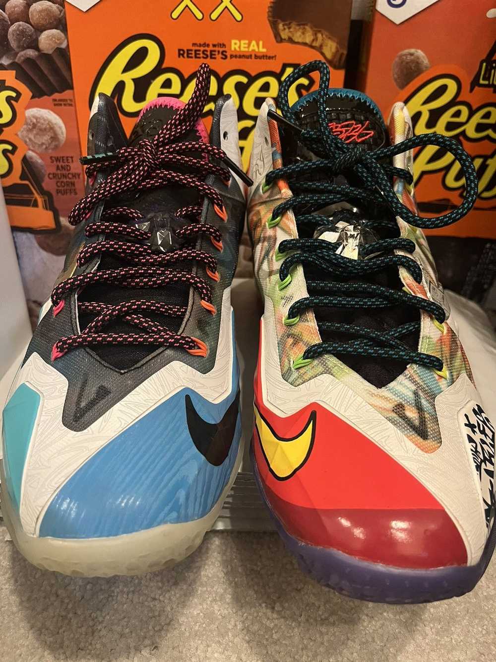 Nike Size 9.5 - Nike LeBron 11 Premium What The L… - image 2