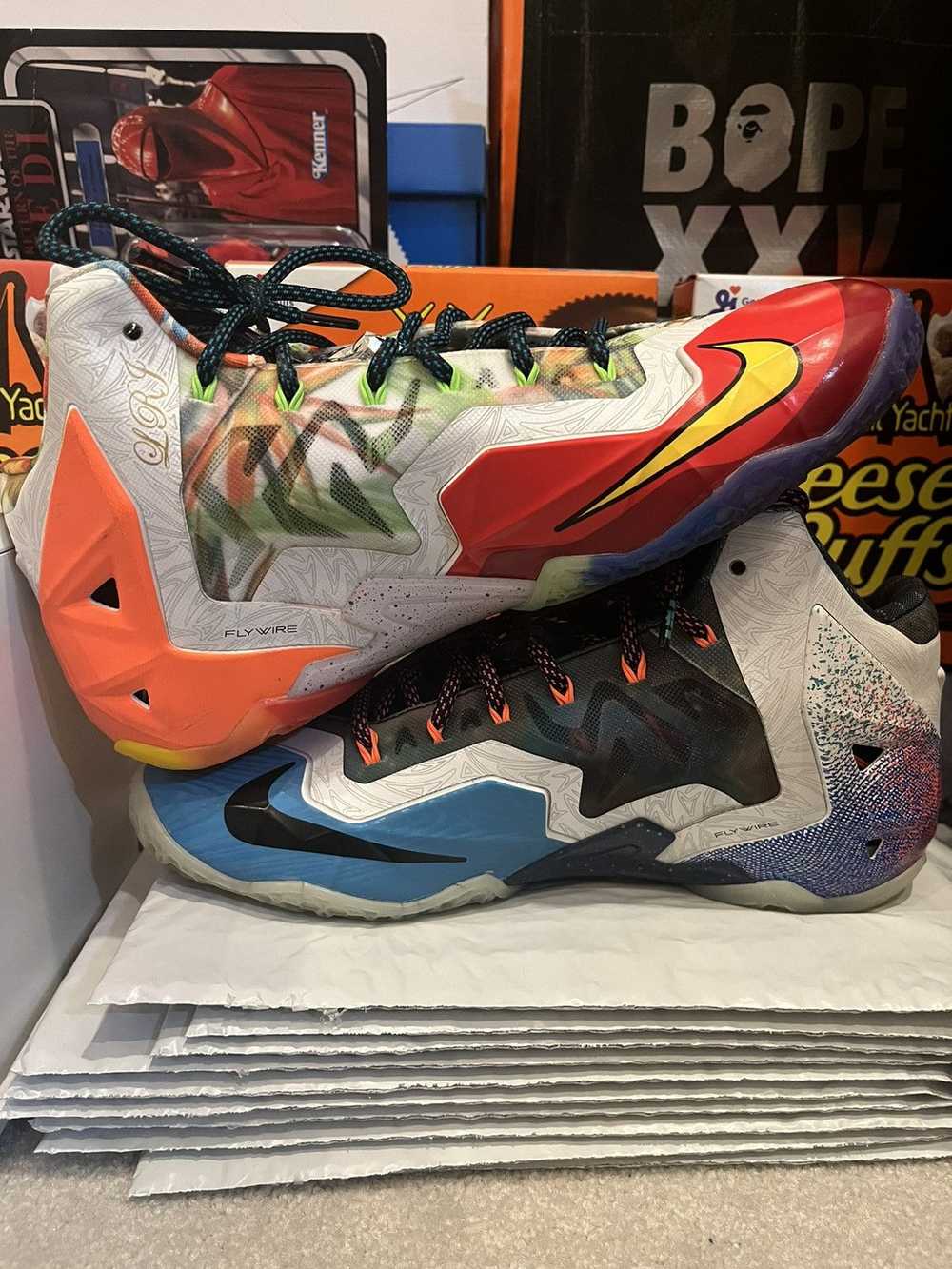 Nike Size 9.5 - Nike LeBron 11 Premium What The L… - image 3