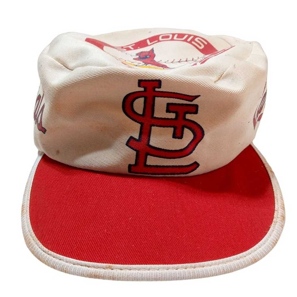 St Louis Cardinals Cap Painters Style Hat White D… - image 10